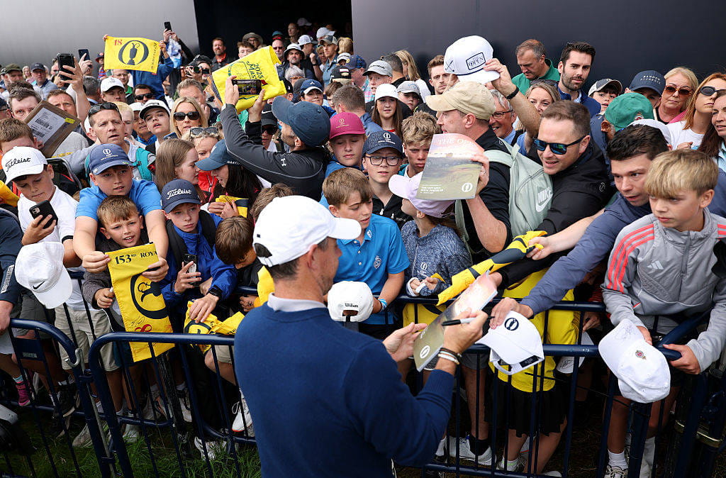 Rory McIlroy Practice Day